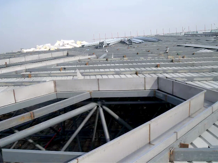 门头沟安吉县体育馆网架